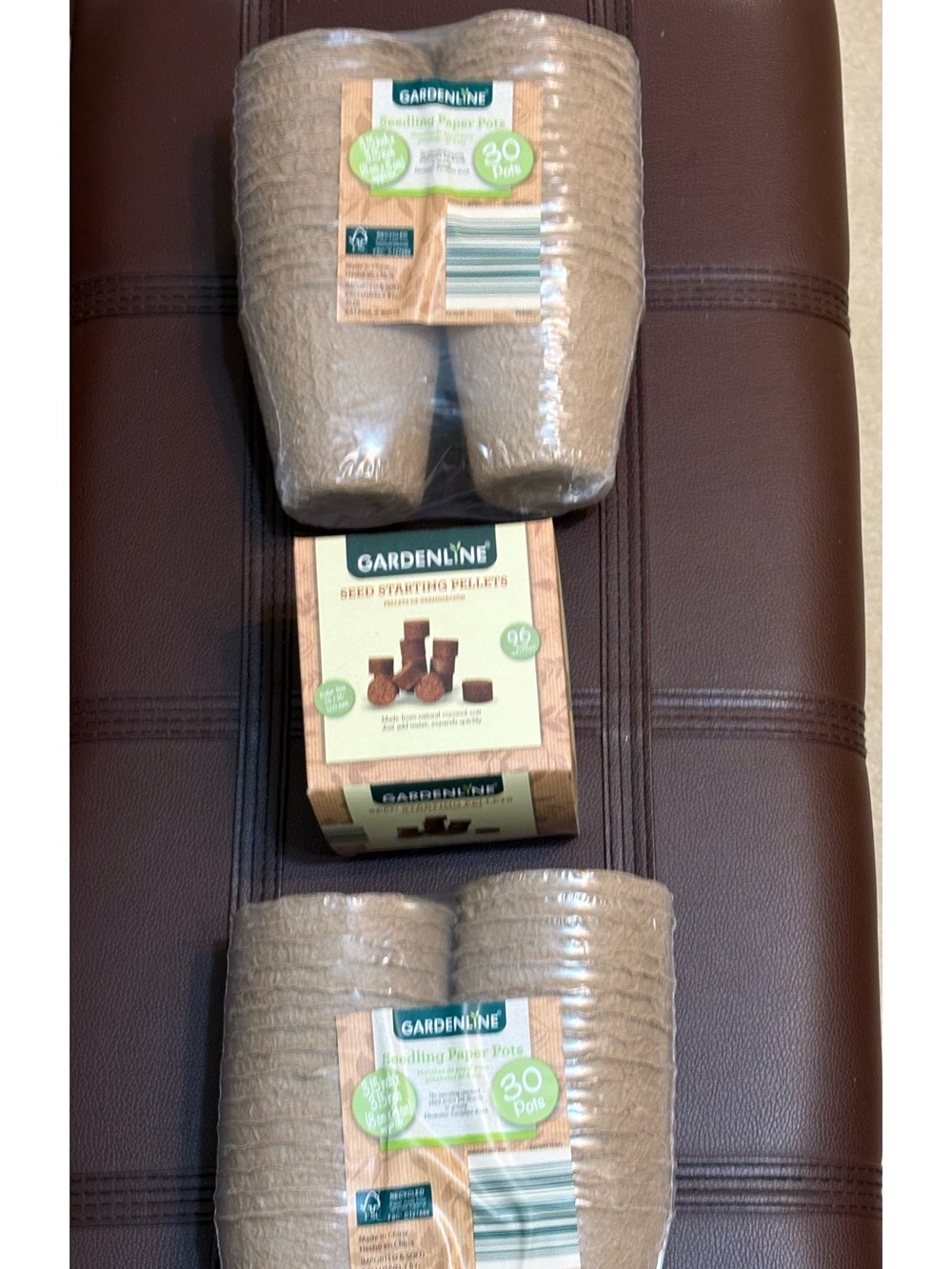 NWT Lot 96 Seed Starting Pellets & 60 Seeding Paper Pots
